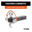 MULTI-BALL MOUNT WITH TOW HOOK